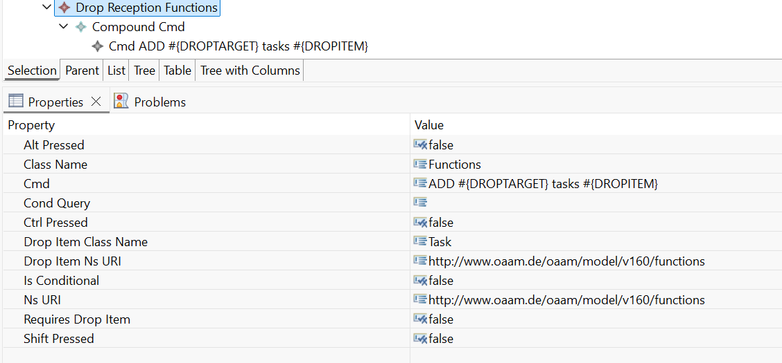 Custom Drop Reception
