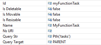 Function Editor first properties